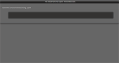 Desktop Screenshot of fawnheartcronintraining.com